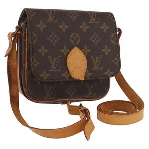 Authentic LOUIS VUITTON Monogram Cartouchiere PM Shoulder Bag M51254 LV